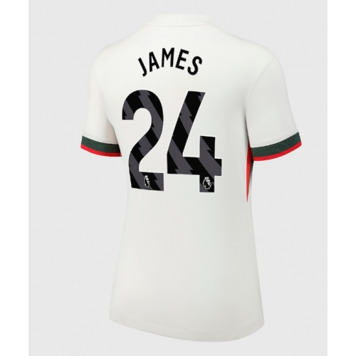 Billige Fotballdrakt Chelsea Reece James #24 Replika Bortedrakt Dame 2025-26 Kortermet Billige Fotballdrakt Chelsea Reece James #24 Replika Bortedrakt Dame 2025-26 Kortermet